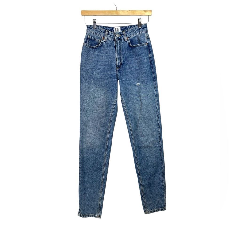 BDG Urban Outfitters Light Wash Mom High-Rise Skinny Jeans Size 25